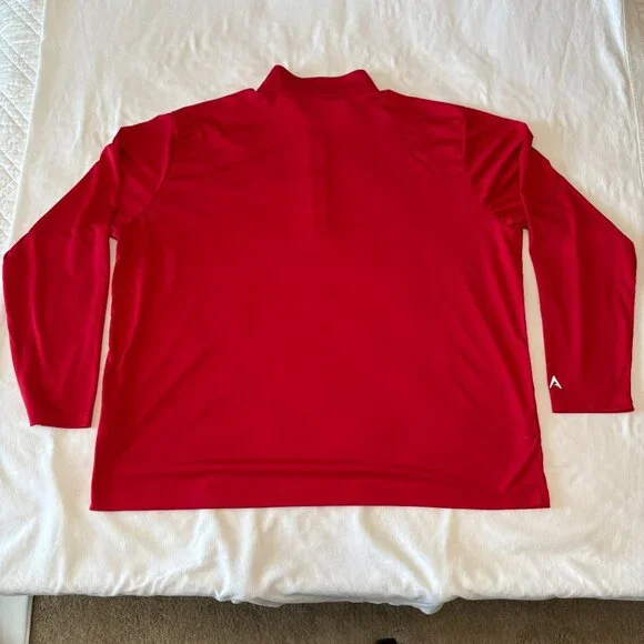 🔥 KANSAS CITY CHIEFS Antigua Quarter-Zip | Red Friday Tailgate | XXL | EUC - Picture 2 of 4